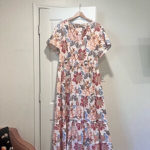 Anthropologie Somerset Floral Maxi Dress - Multicolor